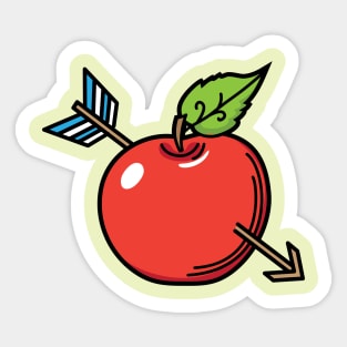 Apple Arrow Sticker